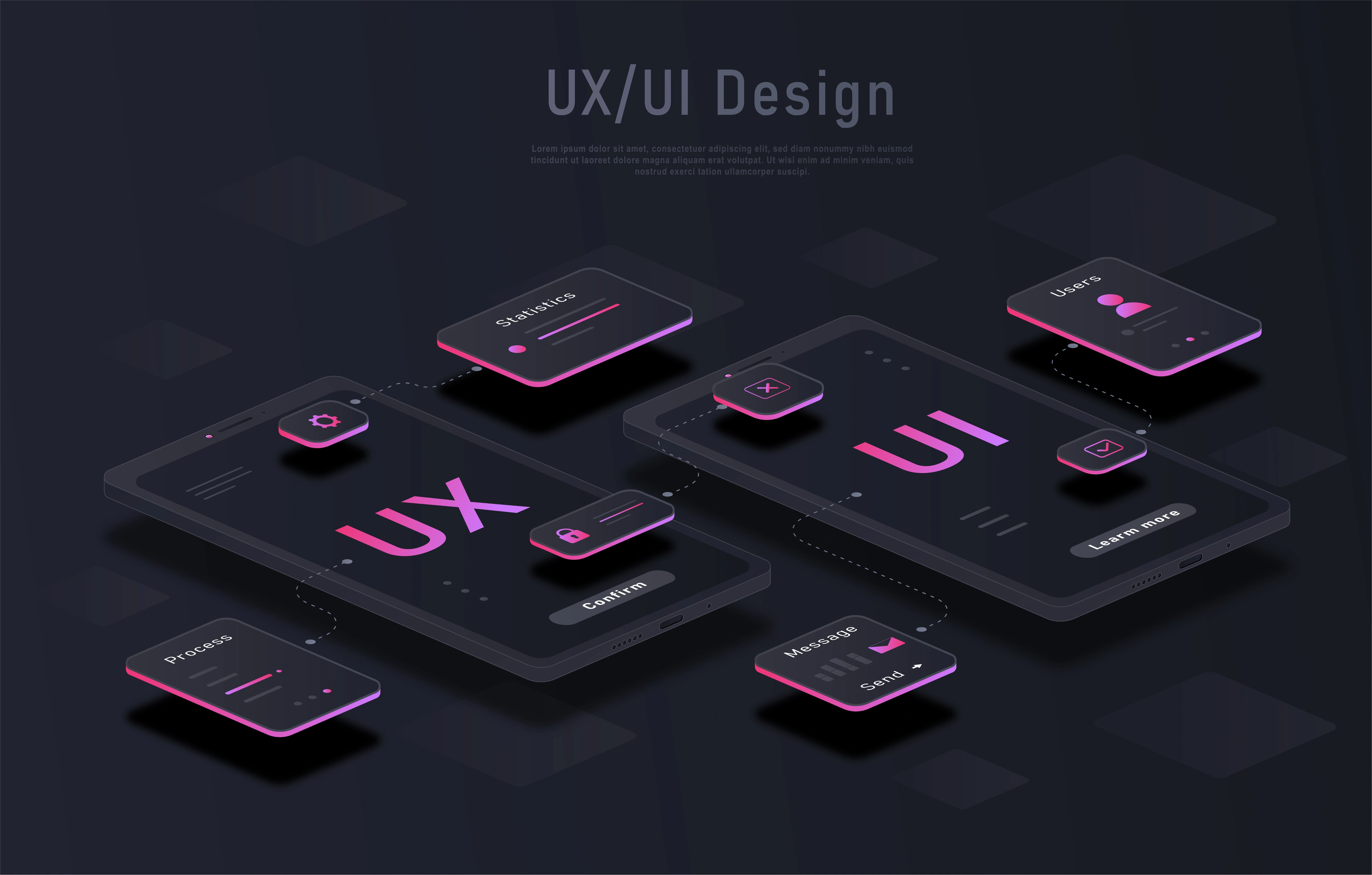 UX Design Illustration
